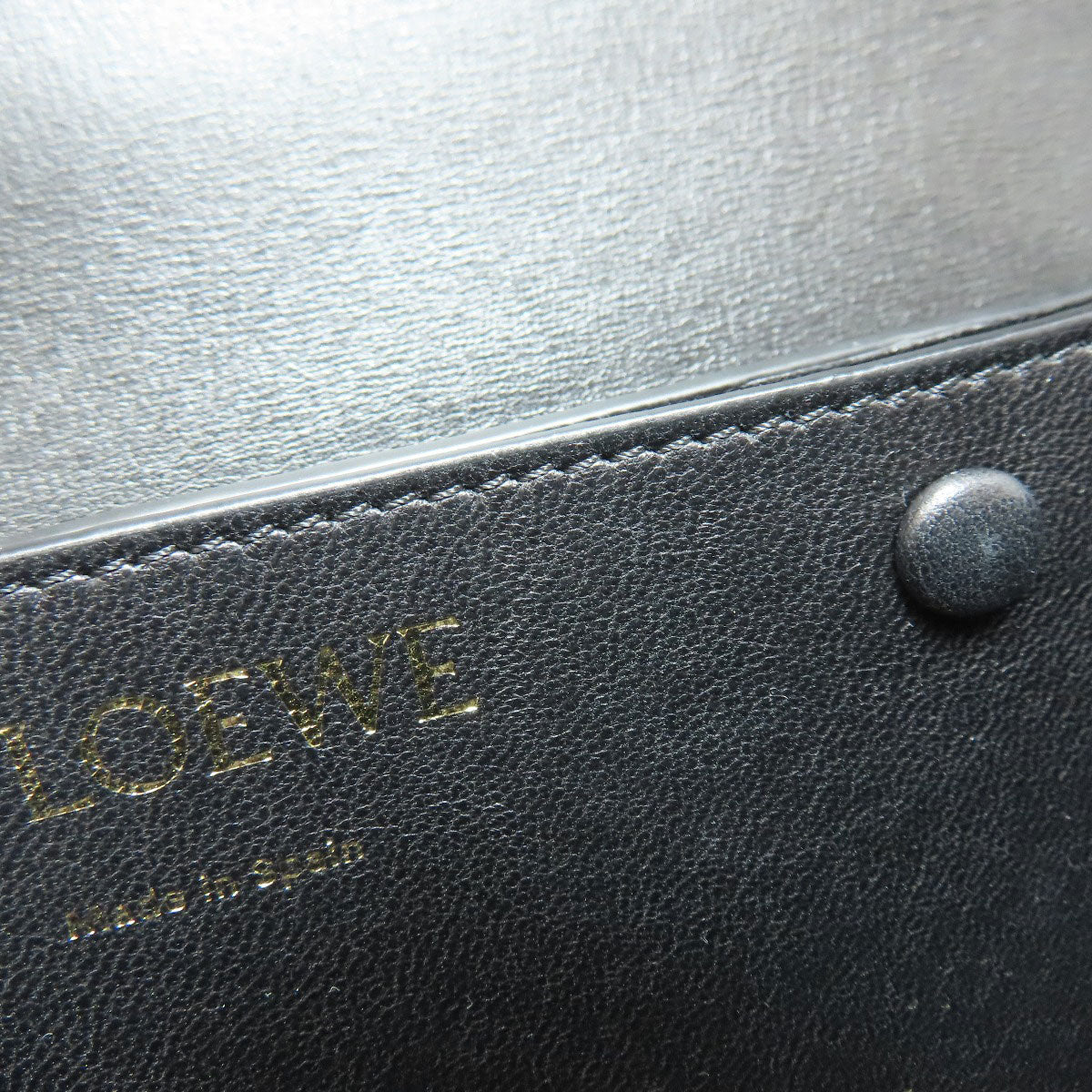 LOEWE anagram Shoulder Bag Canvas CalfLadies [Used]