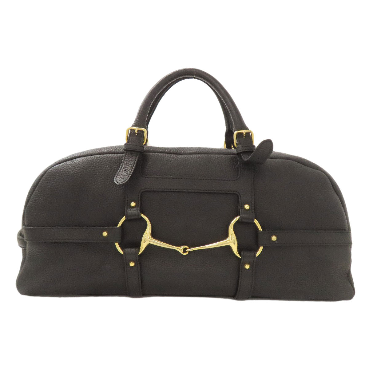 ADMJ logo Boston bag Leather Ladies [Used]