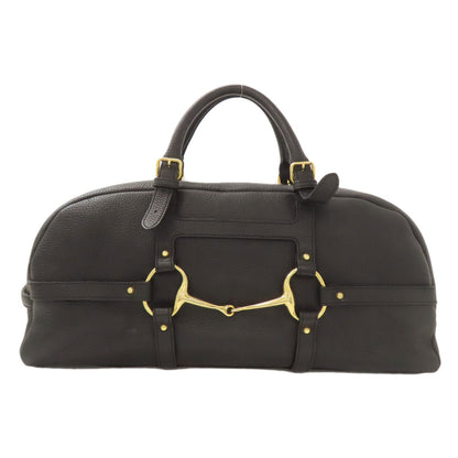 ADMJ logo Boston bag Leather Ladies [Used]