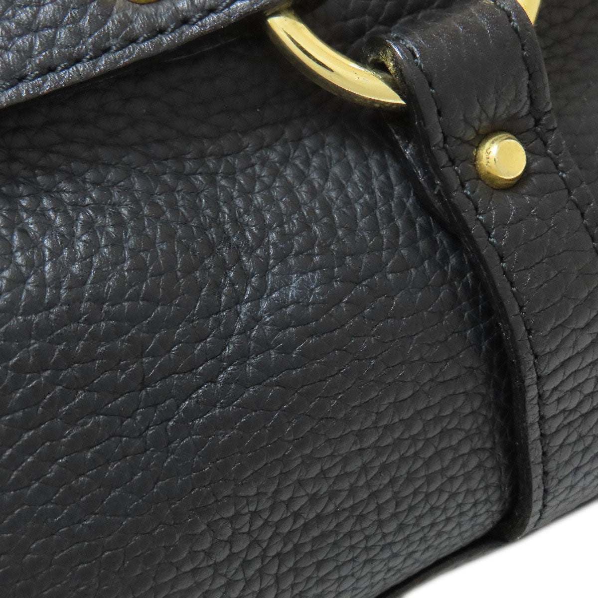 ADMJ logo Boston bag Leather Ladies [Used]