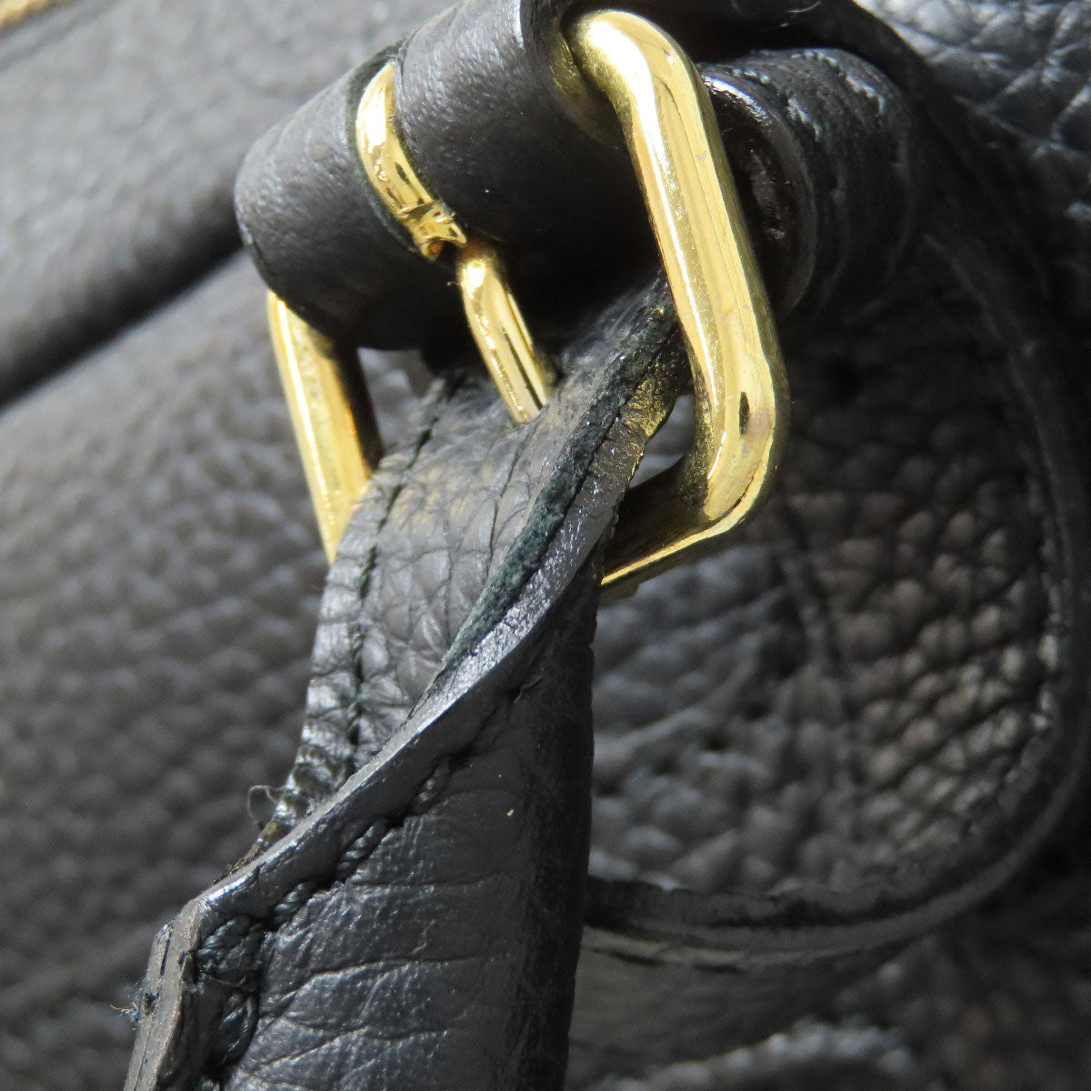 ADMJ logo Boston bag Leather Ladies [Used]