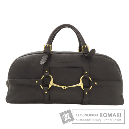 ADMJ logo Boston bag Leather Ladies [Used]