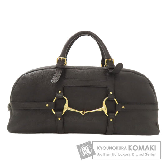 ADMJ logo Boston bag Leather Ladies [Used]