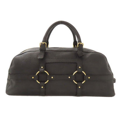 ADMJ logo Boston bag Leather Ladies [Used]