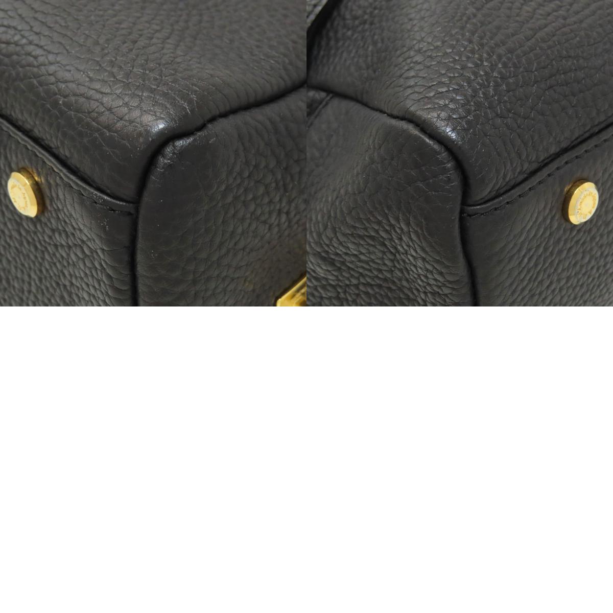 ADMJ logo Boston bag Leather Ladies [Used]