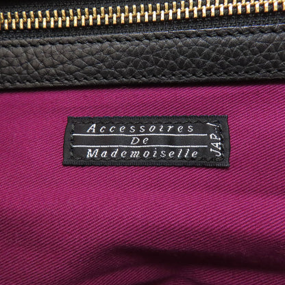 ADMJ logo Boston bag Leather Ladies [Used]