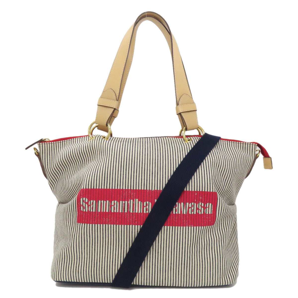 Samantha Thavasa 2WAY Tote Bag Canvas Ladies [Used]