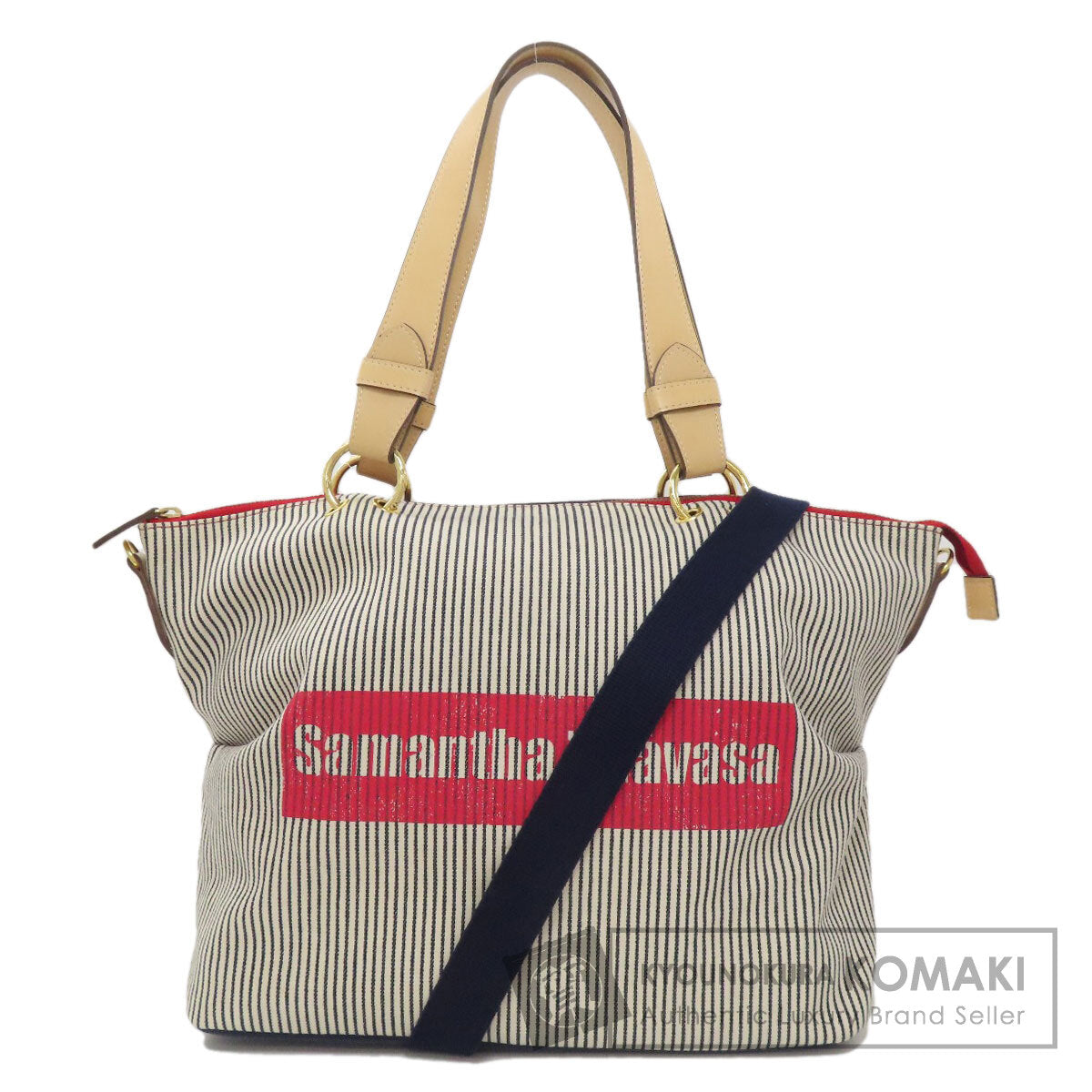 Samantha Thavasa 2WAY Tote Bag Canvas Ladies [Used]