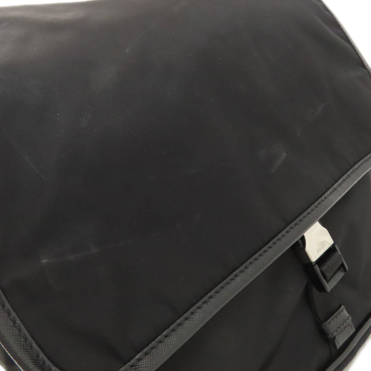 PRADA V166 Messenger Bag Logo Hardware Shoulder Bag Nylon Ladies [Used]