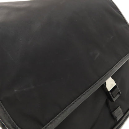 PRADA V166 Messenger Bag Logo Hardware Shoulder Bag Nylon Ladies [Used]