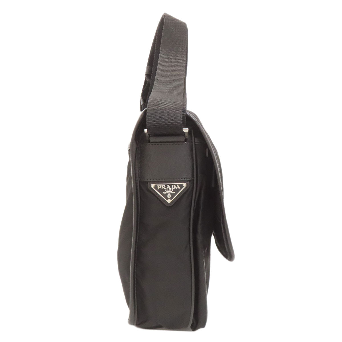 PRADA V166 Messenger Bag Logo Hardware Shoulder Bag Nylon Ladies [Used]