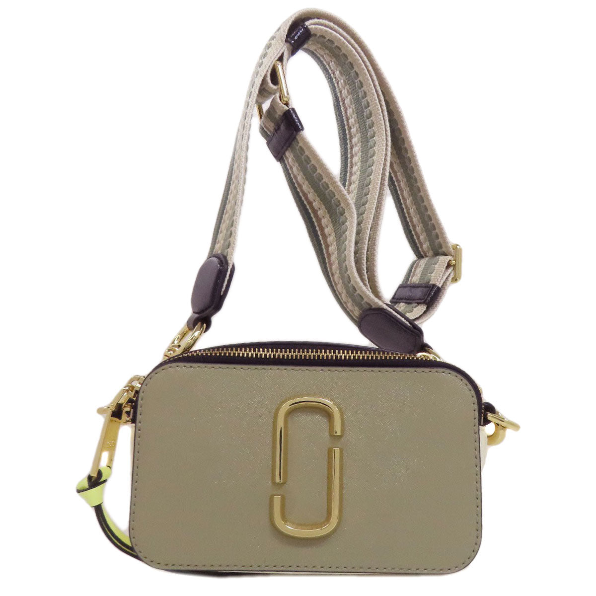 MARC JACOBS Snapshot Double J Shoulder Bag PVC Ladies [Used]