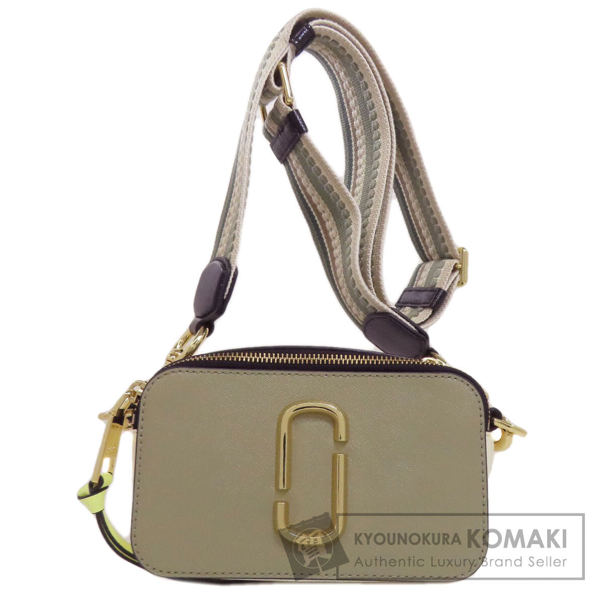 MARC JACOBS Snapshot Double J Shoulder Bag PVC Ladies [Used]