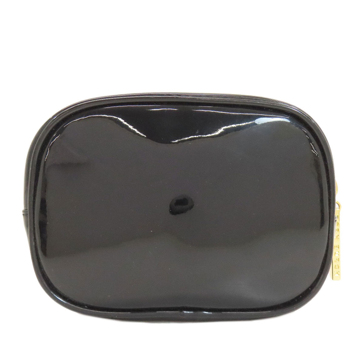Tory Burch logo Cosmetics Pouch Enamel Ladies [Used]