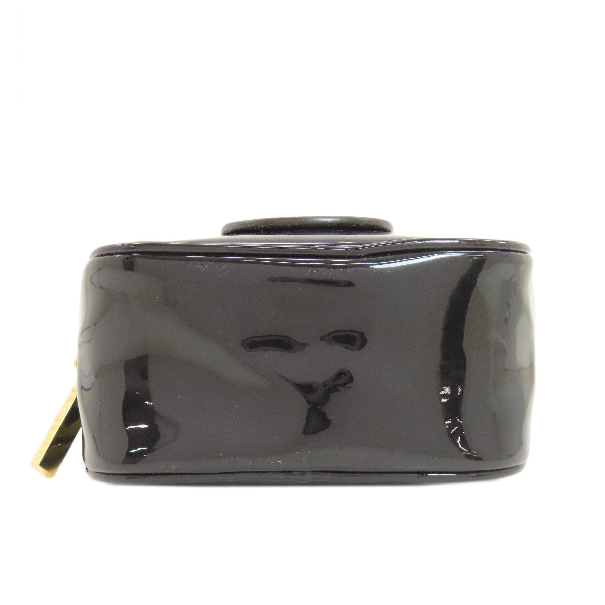 Tory Burch logo Cosmetics Pouch Enamel Ladies [Used]