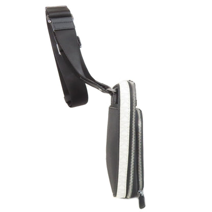 Michael Kors MK Signature Stripe Shoulder Bag PVC Ladies [Used]