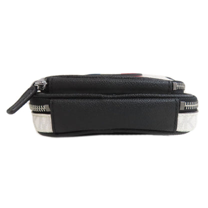 Michael Kors MK Signature Stripe Shoulder Bag PVC Ladies [Used]