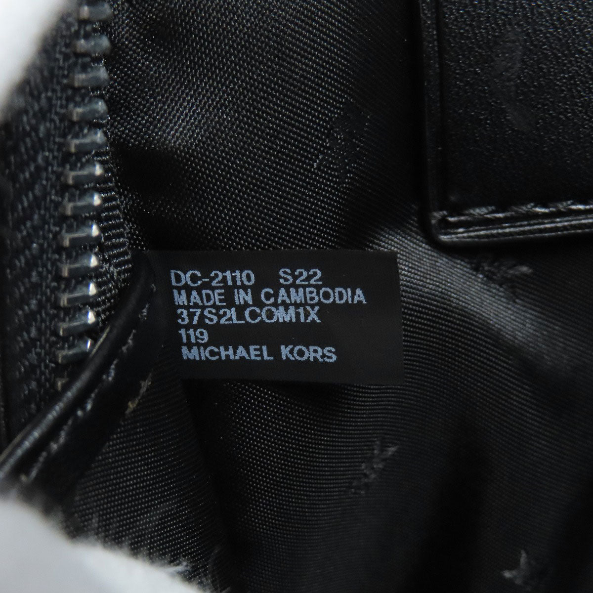 Michael Kors MK Signature Stripe Shoulder Bag PVC Ladies [Used]