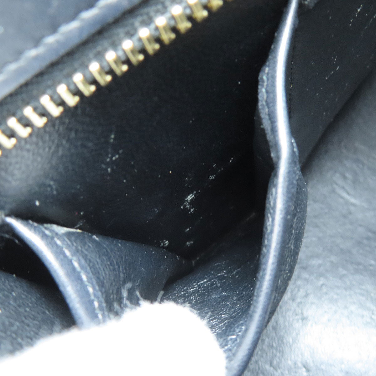 CELINE Luggage micro Handbag Leather Ladies [Used]