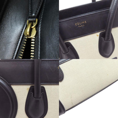 CELINE Luggage micro Handbag Leather Ladies [Used]