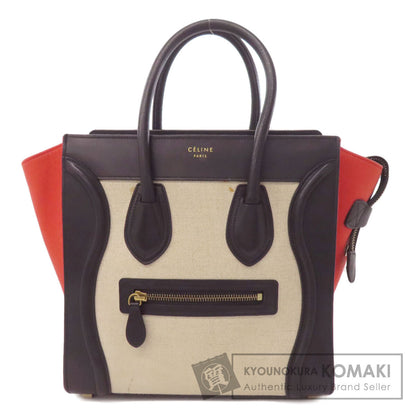 CELINE Luggage micro Handbag Leather Ladies [Used]