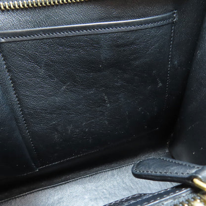 CELINE Luggage micro Handbag Leather Ladies [Used]