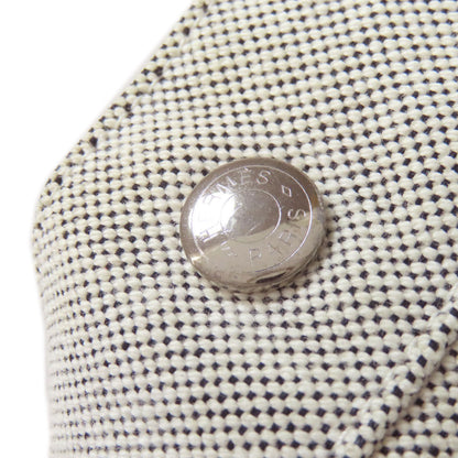 HERMES New fool toe MM Tote Bag Canvas Ladies [Used]