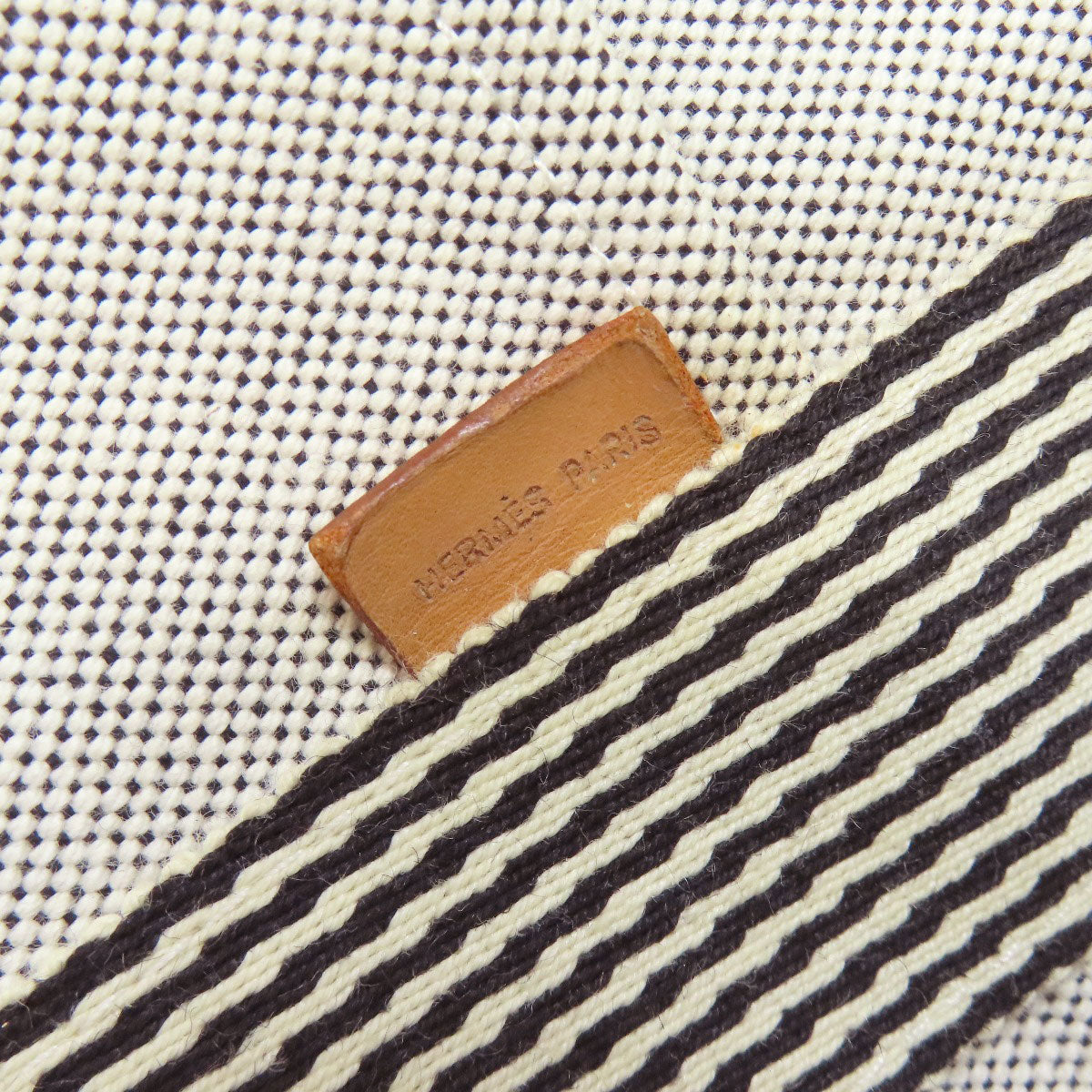 HERMES New fool toe MM Tote Bag Canvas Ladies [Used]