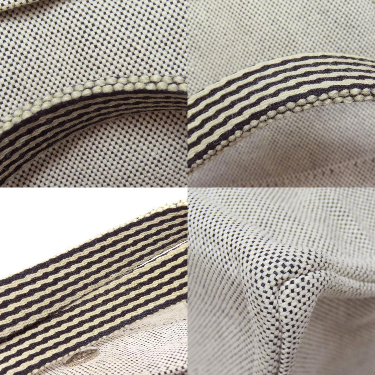 HERMES New fool toe MM Tote Bag Canvas Ladies [Used]