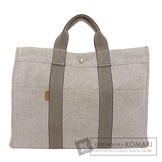 HERMES New fool toe MM Tote Bag Canvas Ladies [Used]