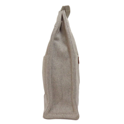 HERMES New fool toe MM Tote Bag Canvas Ladies [Used]