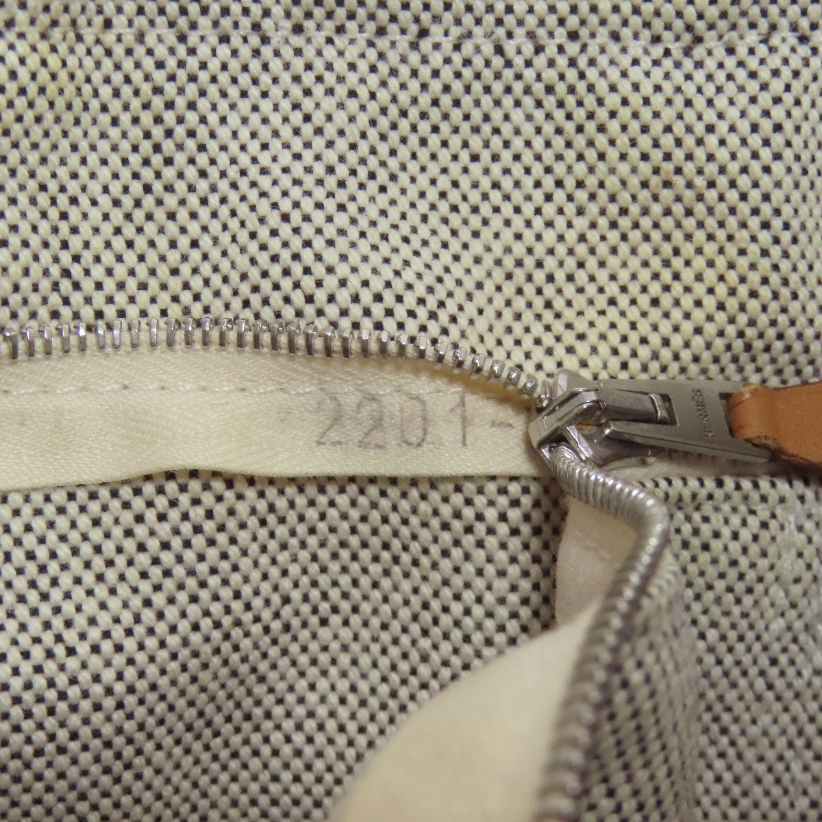 HERMES New fool toe MM Tote Bag Canvas Ladies [Used]