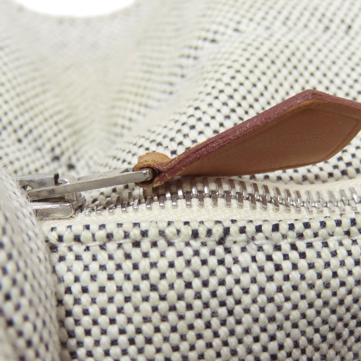 HERMES New fool toe MM Tote Bag Canvas Ladies [Used]