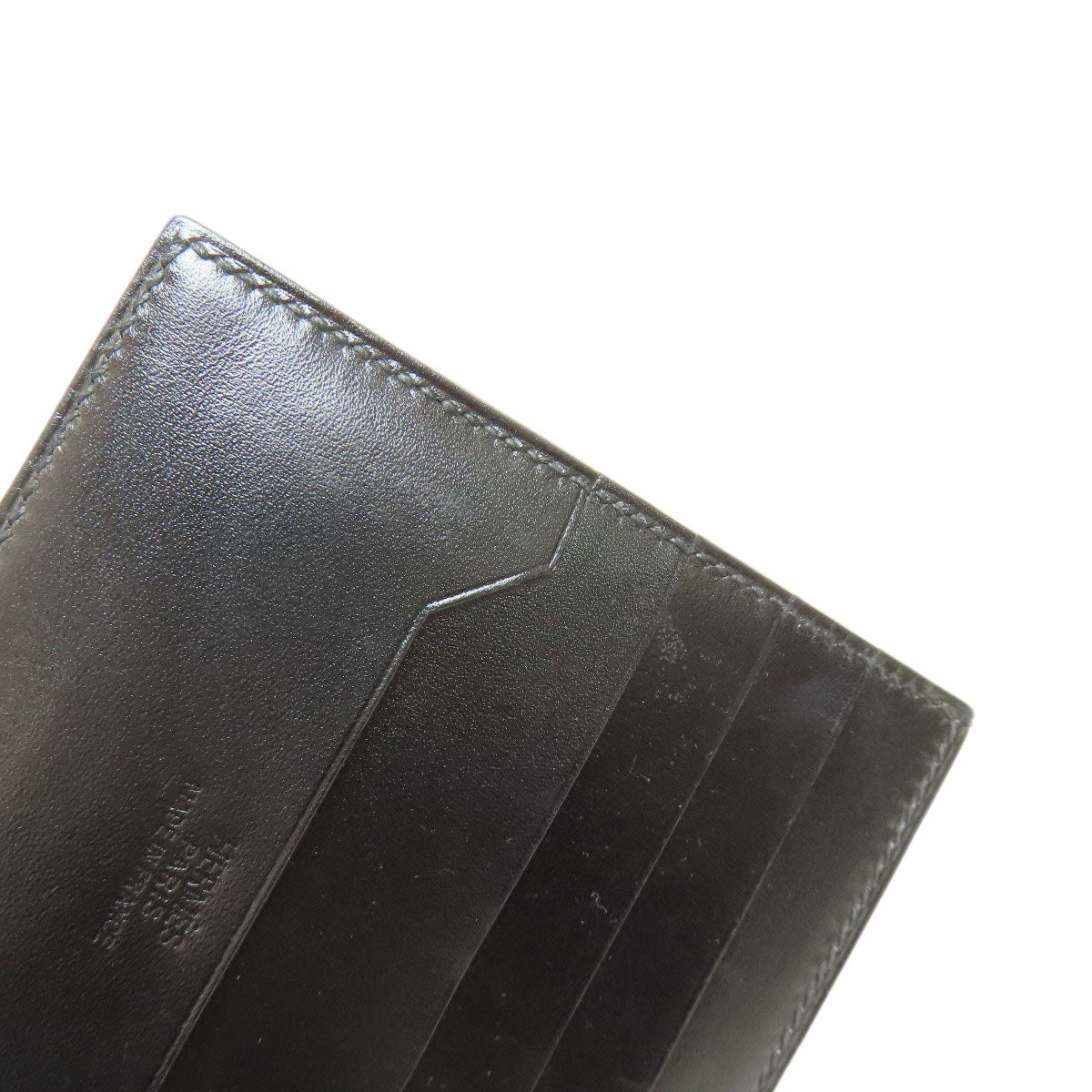 HERMES MC2 Galilei Bifold Wallet with Coin Pocket Box calf Ladies [Used]