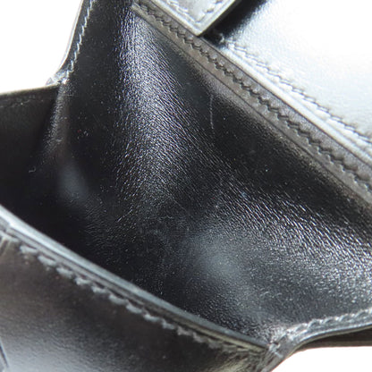 HERMES MC2 Galilei Bifold Wallet with Coin Pocket Box calf Ladies [Used]