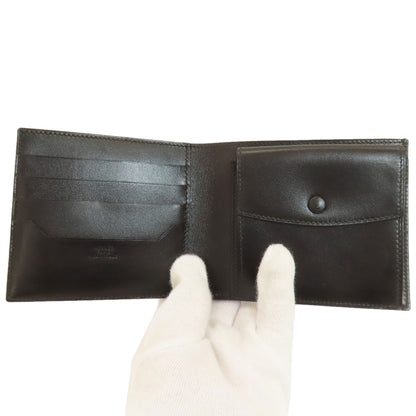 HERMES MC2 Galilei Bifold Wallet with Coin Pocket Box calf Ladies [Used]
