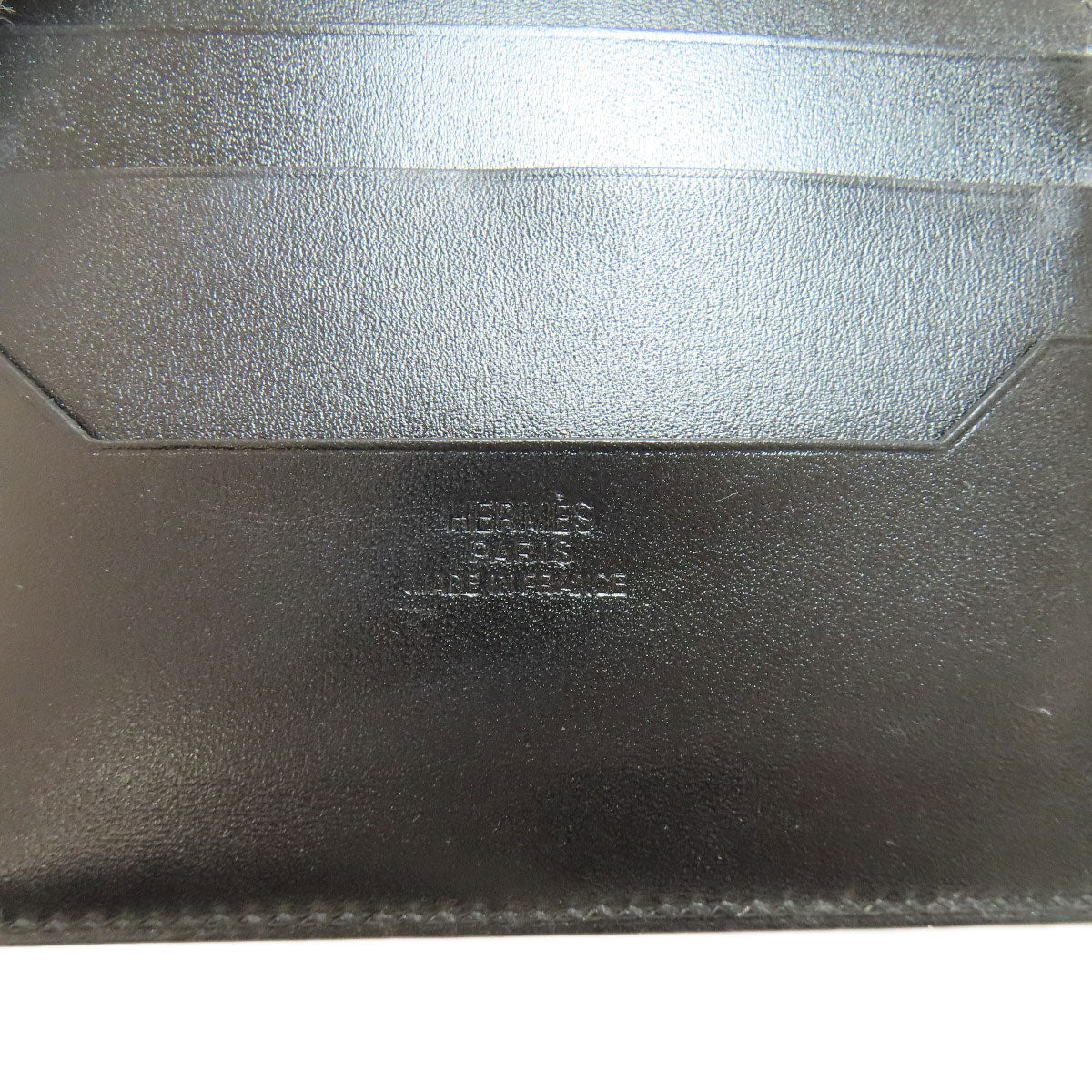 HERMES MC2 Galilei Bifold Wallet with Coin Pocket Box calf Ladies [Used]