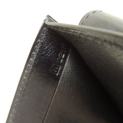 HERMES MC2 Galilei Bifold Wallet with Coin Pocket Box calf Ladies [Used]