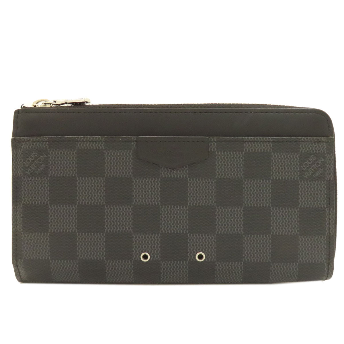 LOUIS VUITTON N60379 Zippy Dragonne Long wallet (with coin pocket) Damier canvas mens [Used]