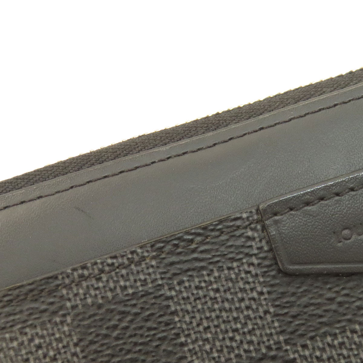 LOUIS VUITTON N60379 Zippy Dragonne Long wallet (with coin pocket) Damier canvas mens [Used]