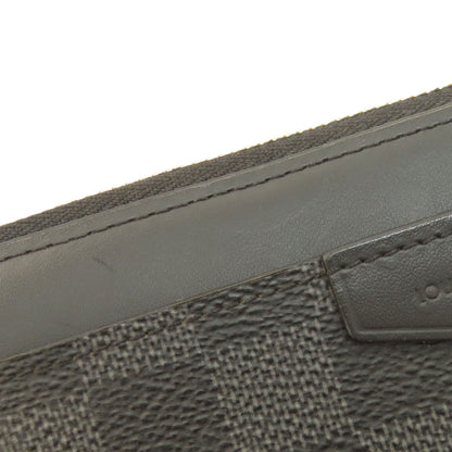 LOUIS VUITTON N60379 Zippy Dragonne Long wallet (with coin pocket) Damier canvas mens [Used]