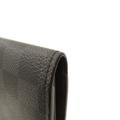 LOUIS VUITTON N60379 Zippy Dragonne Long wallet (with coin pocket) Damier canvas mens [Used]