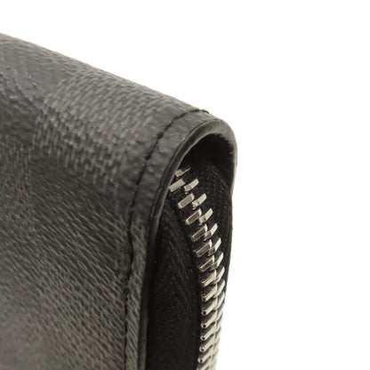 LOUIS VUITTON N60379 Zippy Dragonne Long wallet (with coin pocket) Damier canvas mens [Used]