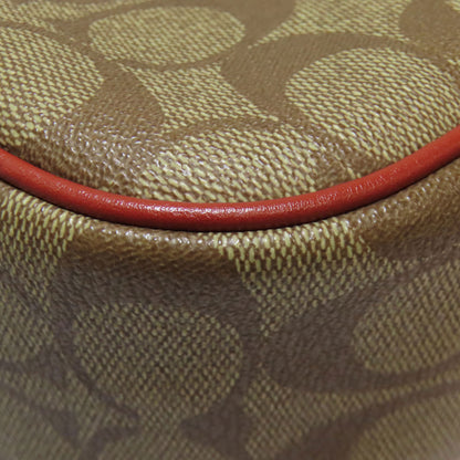 COACH CF304 Snoopy Collaboration Signature Shoulder Bag PVC Ladies [Used]