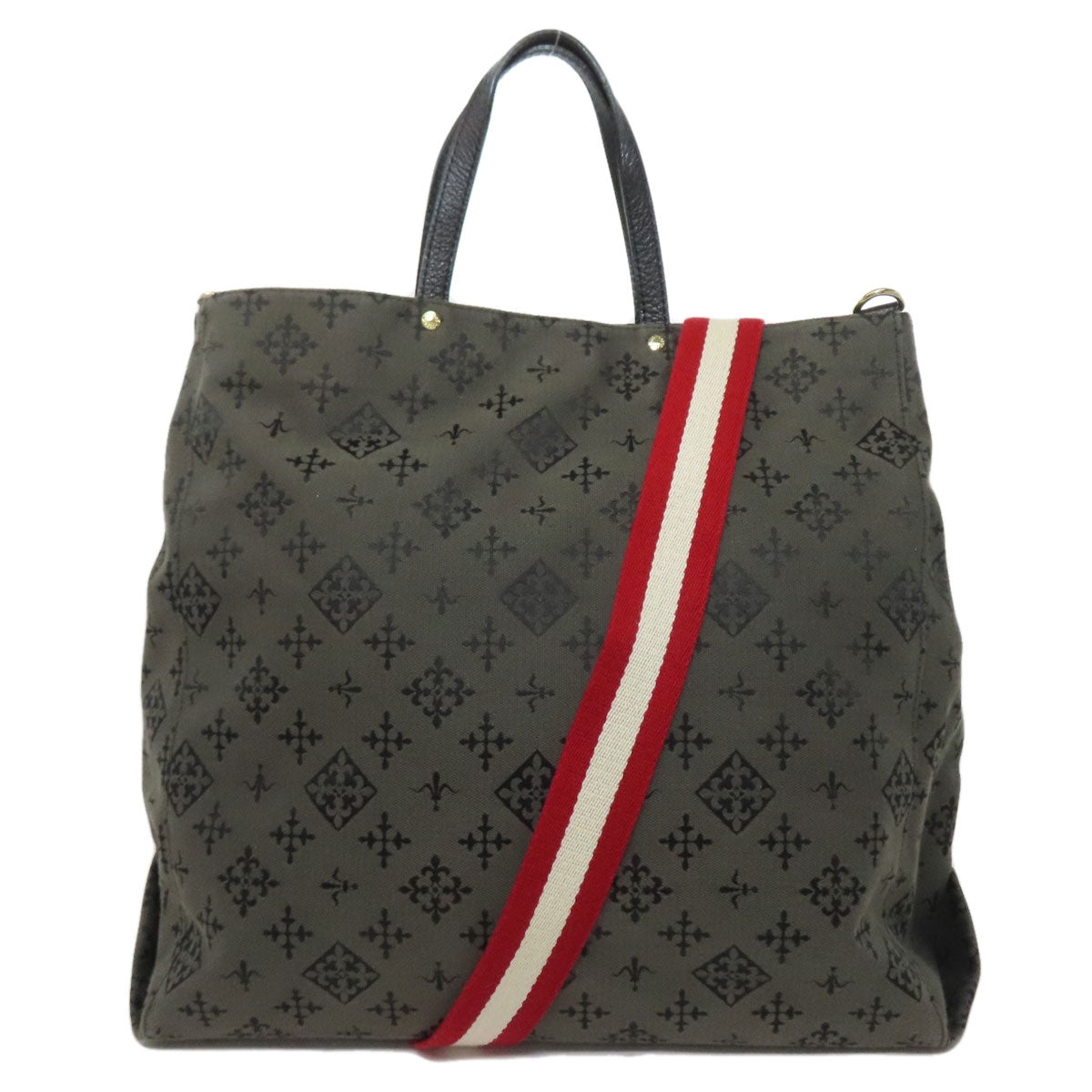 russet Yuri crest 2WAY Tote Bag Canvas Ladies [Used]