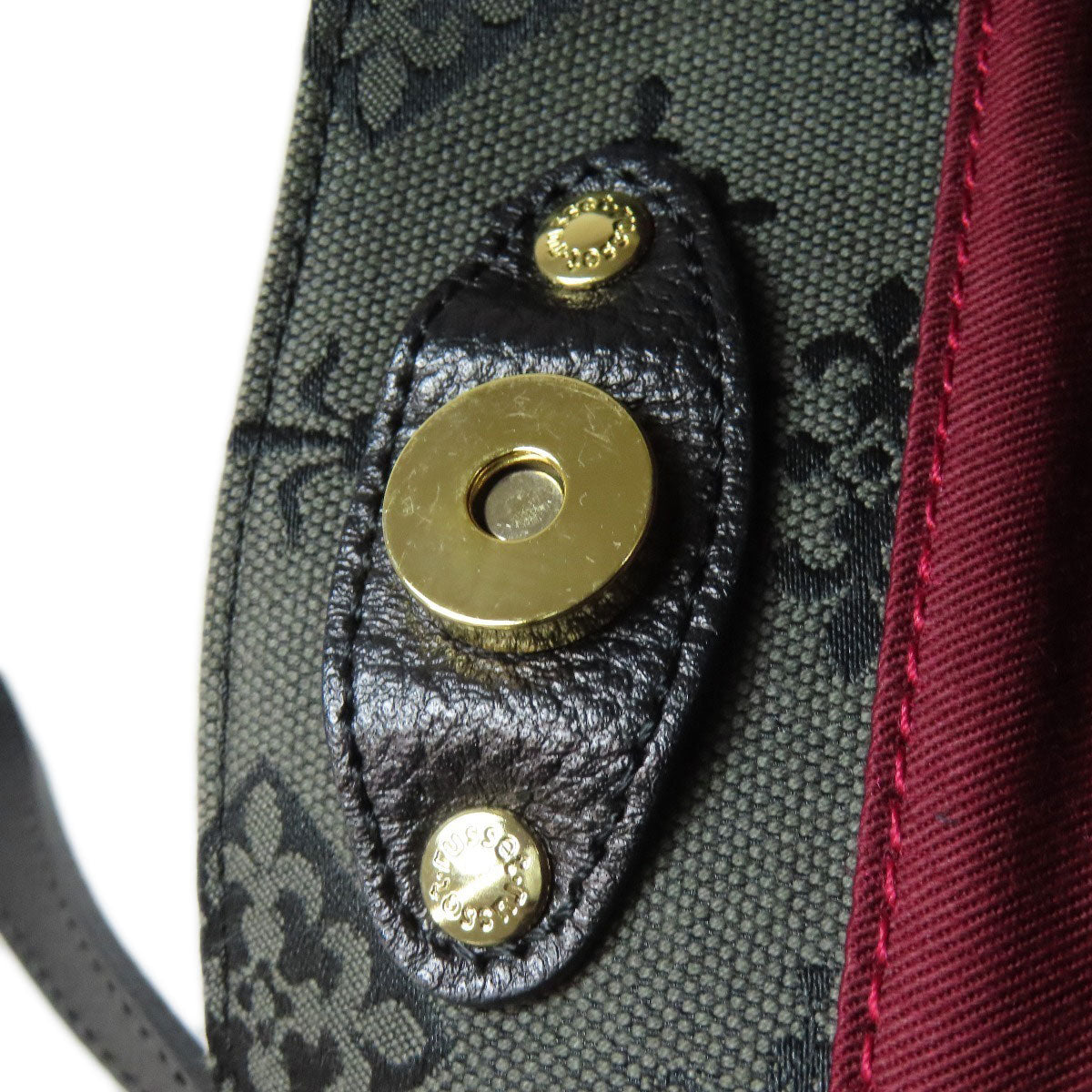 russet Yuri crest 2WAY Tote Bag Canvas Ladies [Used]