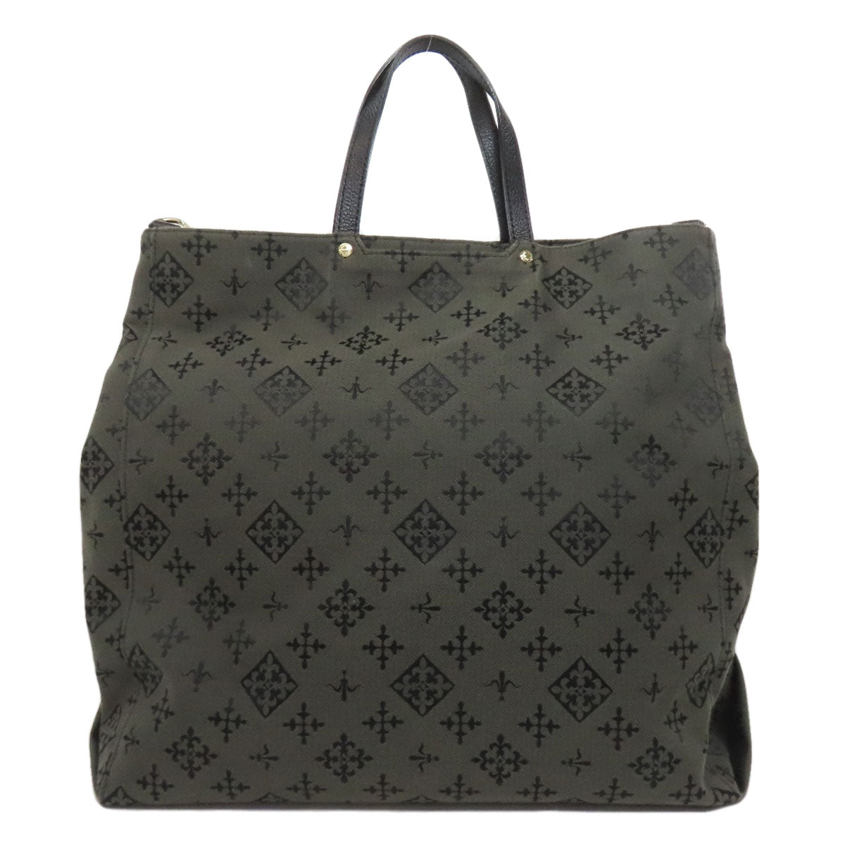 russet Yuri crest 2WAY Tote Bag Canvas Ladies [Used]