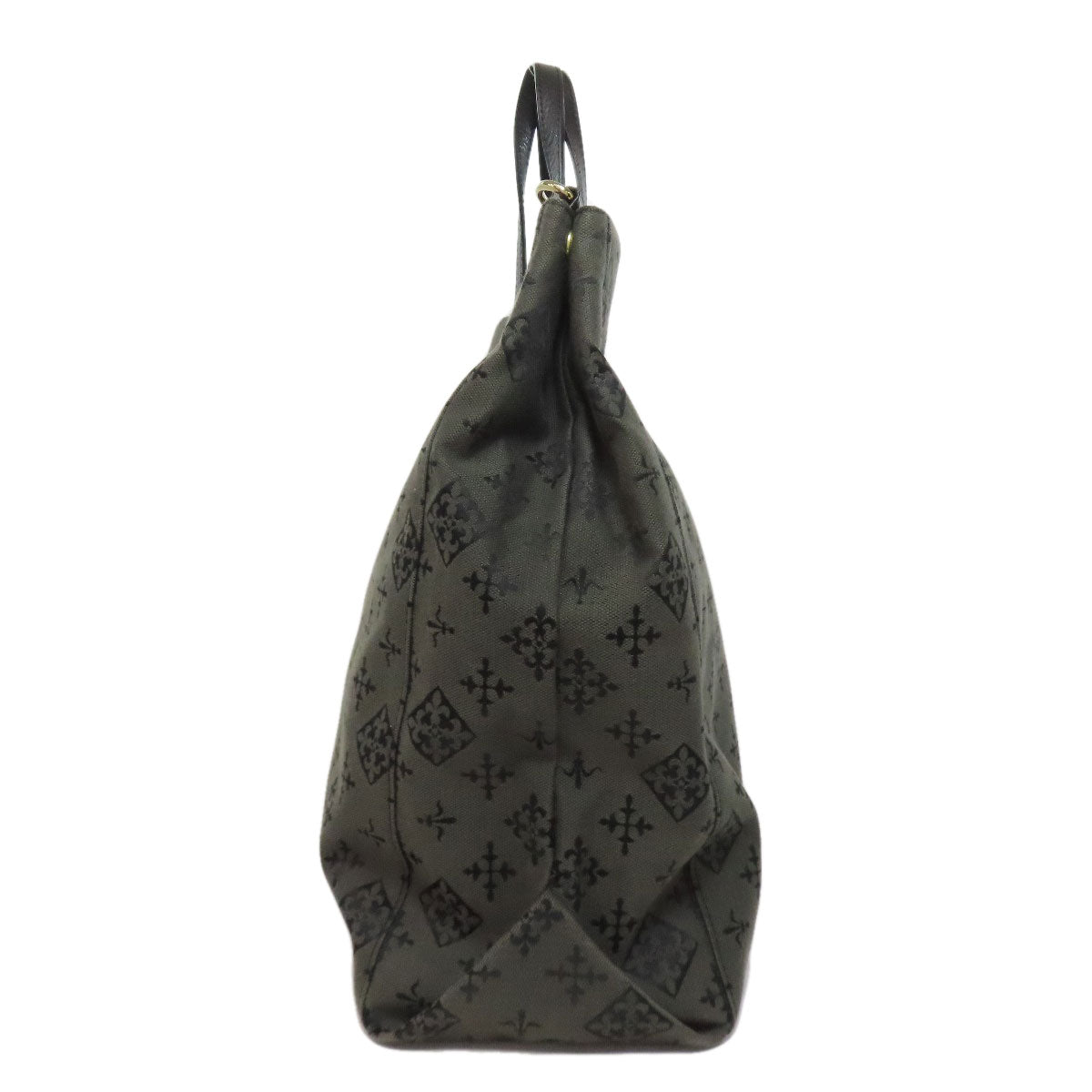 russet Yuri crest 2WAY Tote Bag Canvas Ladies [Used]