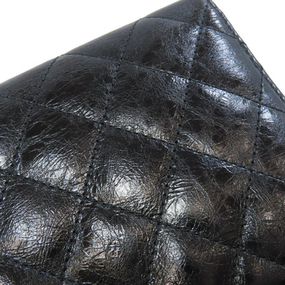 CHANEL 2.55 Matelasse SilverHardware Long wallet (with coin pocket) Calf Ladies [Used]