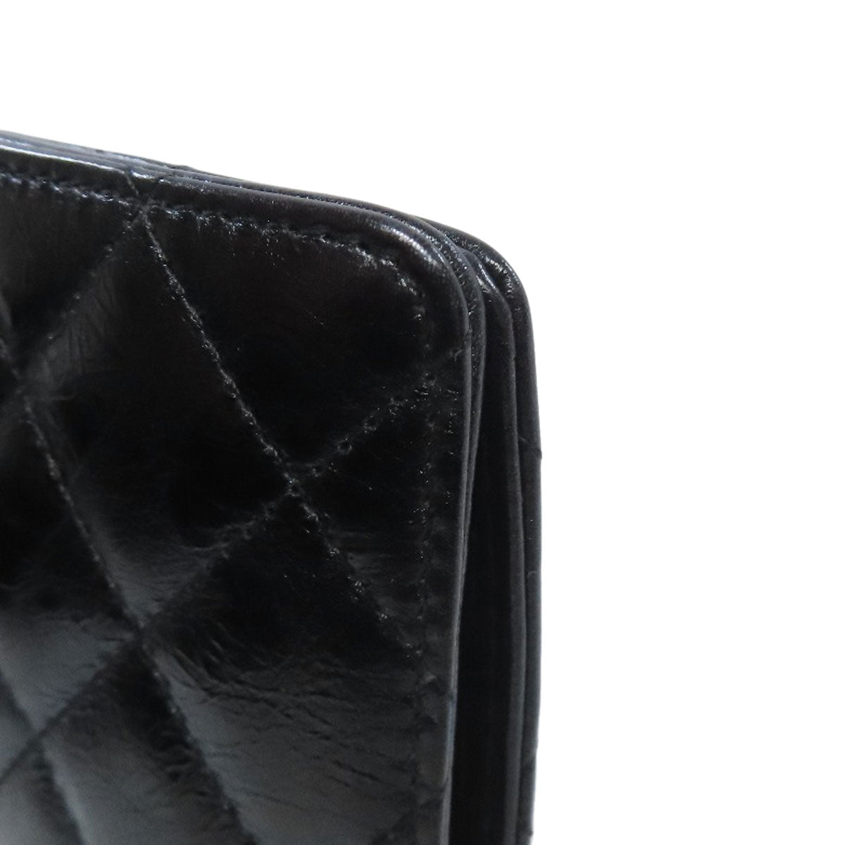 CHANEL 2.55 Matelasse SilverHardware Long wallet (with coin pocket) Calf Ladies [Used]